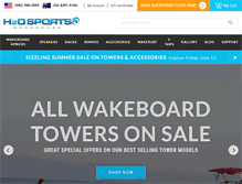 Tablet Screenshot of h2osportswarehouse.com
